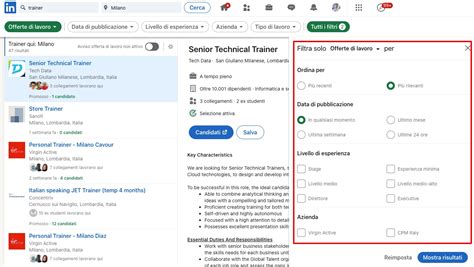 linkedin ricerca lavoro.